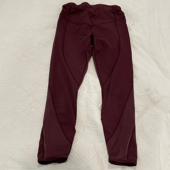 Burgundy Lululemon Pants - Picture 1 of 3